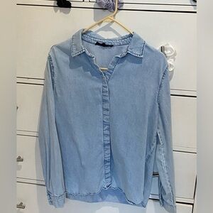 Jane and Delancey Light Blue Button Down Shirt